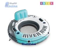 56825 CIAMBELLA GONFIABILE INTEX PISCINA AQUA RIVER RUN 1 CM 135 NUOVO COLORE
