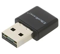 56986 Scheda Computer: Rete WiFi USB A-Spina USB 2.0 Nero QOLTEC