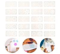 56Pcs Modelli di pittura fai-da-te Mandala Flowers Scrapbook Stencil per