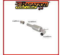 57.0084.00#1 VOLKSWAGEN POLO 6R 2009>>2014 CENTRALE INOX - LINEA MAGGIORATA DIA