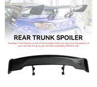 57 " 145cm Universale da Corsa Gt Stile Giù Force Baule Spoiler Ali Lucido Neri