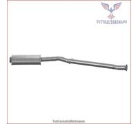 57.33.36 Silenziatore centrale Imasaf per PEUGEOT 205