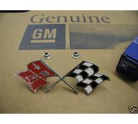57 58 59 60 C1 Corvette Croce Bandiere FENDER Emblema Nuovo GM