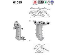 57 KW 78 CV CATALIZZATORE PER Hyundai i20 PB, PBT 1.2