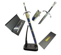 57 SPECIAL REPLICAS Aprilettere Taglia Carta con Supporto, Fodero e Confezione Regalo - Ispirata a Johnn Snoww - Tagliacarte da Scrivania Decorativo - Tagliacarta da Ufficio da Collezione, KW1132