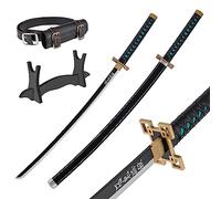 Bamboo Anime Katana Cosplay Sword, Katana Inspired Demon Slayer Sword 105cm/41 pollici Hashira Pillars & Protagonist Katana, una varietà di stili tra cui scegliere (Tokitou Muichirou's Katana JT10655)