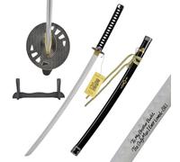 57 SPECIAL REPLICAS Katana in Legno di Bambù 103 cm - Spada Decorativa Artigianale con Fodero & Supporto Espositivo - Replica Giapponese per Interni, JT10320D