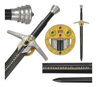 57 SPECIAL REPLICAS Spada Medievale in Schiuma Lunghezza 100 cm - Armi per Cosplay, LARP, e Festa Carnevale in Costume - Decorazione da Parete Ispirata a The Witcherr - Senza Bordi Taglienti, FM308-1