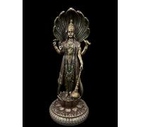 57 SPECIAL REPLICAS Statua Decorativa da Interno - Vishnu, il guardiano e protettore indù dell'universo - Scultura Moderna Design