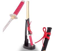 57 SPECIAL REPLICAS Tagliacarte Spada Mini Katana Vera 20 cm Fatto in Giappone nel Set Supporto Clan Giapponesi Aprilettere Katana Giapponese (Oda Nobunaga MT-32N)