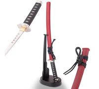 57 SPECIAL REPLICAS Tagliacarte Spada Mini Katana Vera 20 cm Fatto in Giappone nel Set Supporto Clan Giapponesi Aprilettere Katana Giapponese (Sakamoto Ryouma MT-32R)