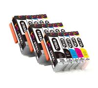 570 571 PGI-570 PGBK CLI-571 Sostituzione della cartuccia di inchiostro Compatibile con MG5750 MG5751 MG5752 MG5753 MG6850 MG6851 MG6852(3PGBK 3BK 3C 3M 3Y)
