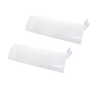 570x1030mm Regolabile Aria Condizionatore Deflettore 2pz per Casa Hotel Bianco