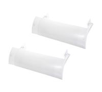 570x1030mm Retrattile Aria Condizionatore Deflettore 2pz per Casa Hotel Bianco