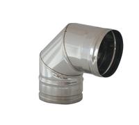 57291 GOMITO INOX AISI 304 90 D 20 CM