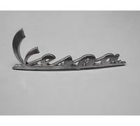 5739-P TARGHETTA VESPA SCUDO ANTERIORE PICCOLA IN ALLUMINIO : VESPA ET2-ET4-PX