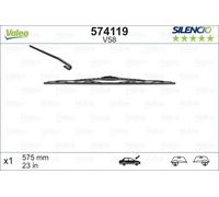 574119 VALEO Spazzola tergi per AIXAM,ALFA ROMEO,FIAT,LANCIA