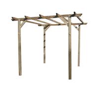 57419 Q.TA' 1 PERGOLA IN LEGNO IMPREGNATO 300X300XH247 CM