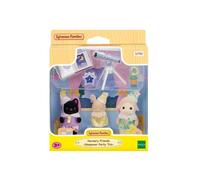 Sylvanian families - personaggi collezionabili - amici dell'asilo - trio pigiama party