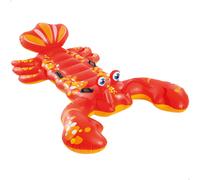 57528NP Cavalcabile Gonfiabile Mare Aragosta Vinile Rosso 213x137 cm