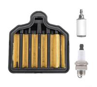 575296301 Filtro Aria con Spark e Filtro Carburante per Motosega Poulan Modelli PP5020 PP5020AV PP4818A Compatibile con ZAMA e per CRAFTSMAN Design Pieghettato Protezione del Motore Efficiente