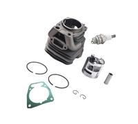 576 Cilindro Pistone Gruppo con Guarnizione Adatto for 576 576XP 51MM Ricambi for Motosega Cromata