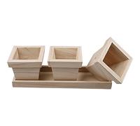 576260 create Craft - Vaso di fiori set -27 x 9 x 9 cm - Empress Tree -1 set