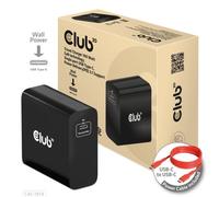 5763005 CLUB3D TRAVEL CHARGER 140 WATT GaN TECHNOLOGY SINGLE PORT USB TYPE-C POW
