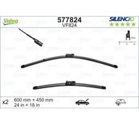577824 VALEO Spazzola tergi per ALFA ROMEO,JEEP,SKODA,VW