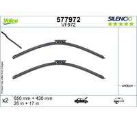 Spazzola tergicristallo VALEO Silencio 577972, 650/430mm, Anteriore, 2 Pezzo