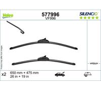 Spazzola tergicristallo VALEO Silencio 577996, 650/475mm, Anteriore, 2 Pezzo