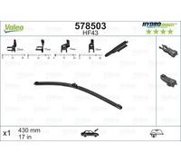 578503 VALEO Spazzola tergi per ,BMW,CHRYSLER,FIAT,FORD,FORD USA,JAGUAR,LANCIA,M