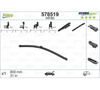 578519 VALEO Spazzola tergi per CITROËN,OPEL,PEUGEOT,RENAULT