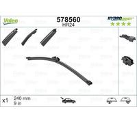 578560 VALEO Spazzola tergi per CITROËN,DS,FORD,JEEP,MERCEDES-BENZ,MINI,NISSAN,O