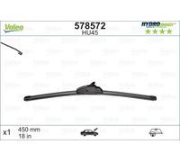 578572 VALEO Spazzola tergi per ABARTH,ALFA ROMEO,AUDI,AUTOBIANCHI,BMW,CADILLAC,