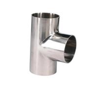57mm O/D 304 Stainless Steel Weld Tee Connector Pipe Fitting