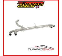 58.0504.00#1 NISSAN GT-R TUBO POSTERIORE GR. N INOX SDOPPIATO, CON POSSIBILIT? D