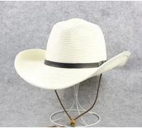 58-62cm Piegabile Big Testa Panama Paglia Cappello Con / Cravatta Sole