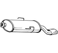 Bosal Silenziatore posteriore 135-215 per Citron Saxo 1.1/1.4/1.5/1.6 (57–98 CV)