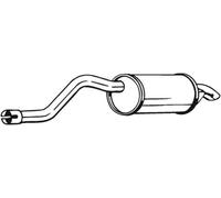 58 CV SILENZIATORE POSTERIORE PER RENAULT Twingo II CN0 1.2 KW 43 CV 58
