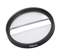 58 mm filtro a doppia mezzaluna diottero centrale diviso