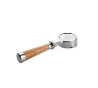 58 Mm For Macchina Da Caffè E61, Portafiltro Senza Fondo Professionale Barista Deluxe, Compatibile Con MUVNA, Portafiltro Monopezzo Espresso Serie Satan.(Devil king-wooden)