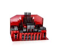 58 pezzi Set di serraggio for fresatrice Kit di serraggio for fresatrice Set di viti for fissaggio universale Parti di lavorazione della piastra di pressione Per uso fai da te