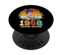 58 Year Old Legend Since 1968 - Fantastica donna per il 58° compleanno PopSockets PopGrip Adesivo