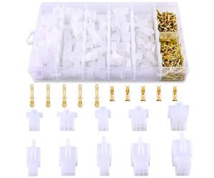 580 connettori per cavi a crimpare 2 3 4 6 9 pin da 2,8 mm maschio e femmina e