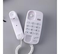 -580 Telefono con filo a pulsanti grandi Telefoni da parete rossi