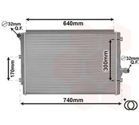 58012208 VAN WEZEL Radiatore, Raffreddamento motore per AUDI,SEAT,SKODA,VW