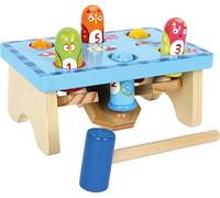 5807 Banco da martellare small foot "Picchia l'uccellino", in legno, design colo