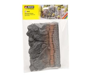 58152 NOCH HO PARETE LEGNO E PIETRA DI CONTENIMENTO