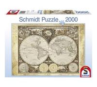 Storico Mappa Del Mondo Schmidt Puzzle 2000 Pezzi 58178